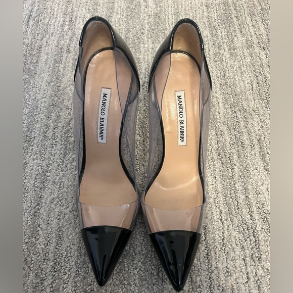 Manolo Blahnik Patent leather and lucite high heels - Picture 6 of 7